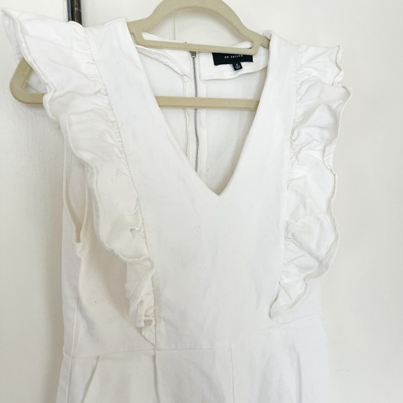 Free People Denim Ruffled Jumpsuit by En Saison - Picture 5 of 8